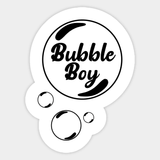 Bubble Boy Sticker